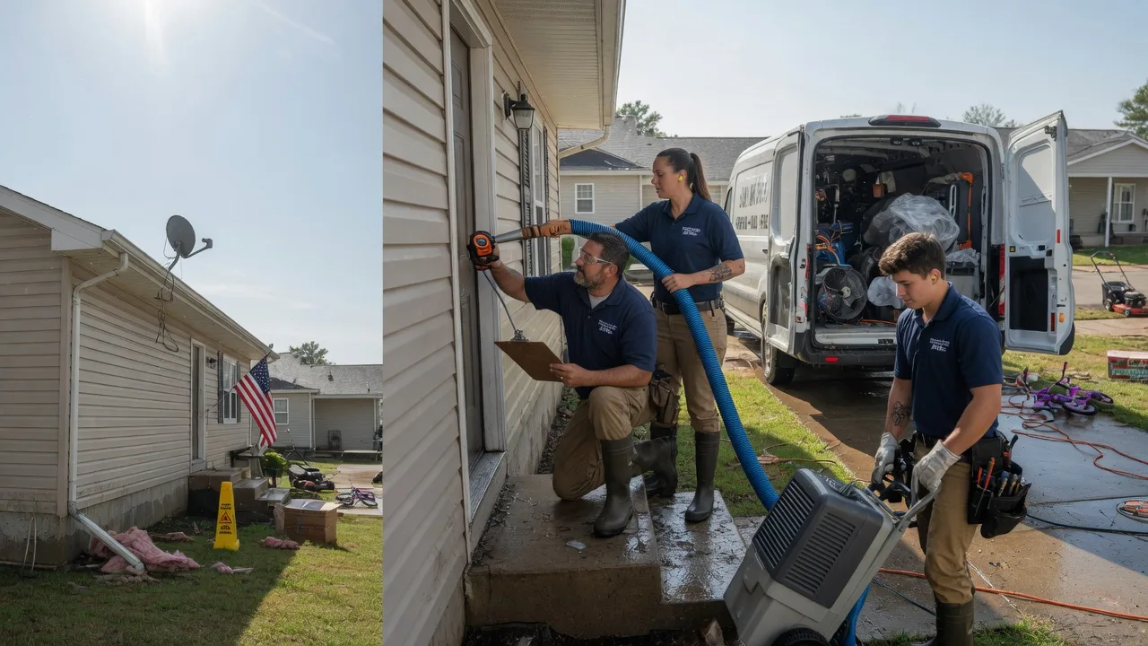 Ceiling Water Damage Restoration in Garrettsville, OH near me